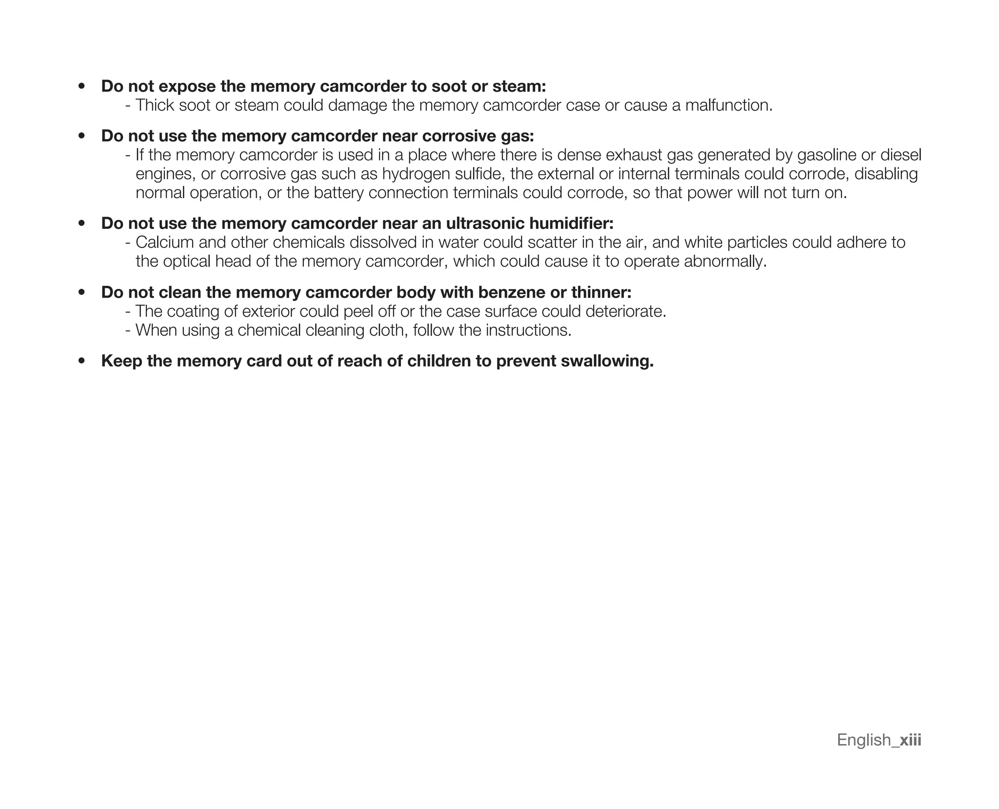 Samsung Camcorder MX10 User Manual