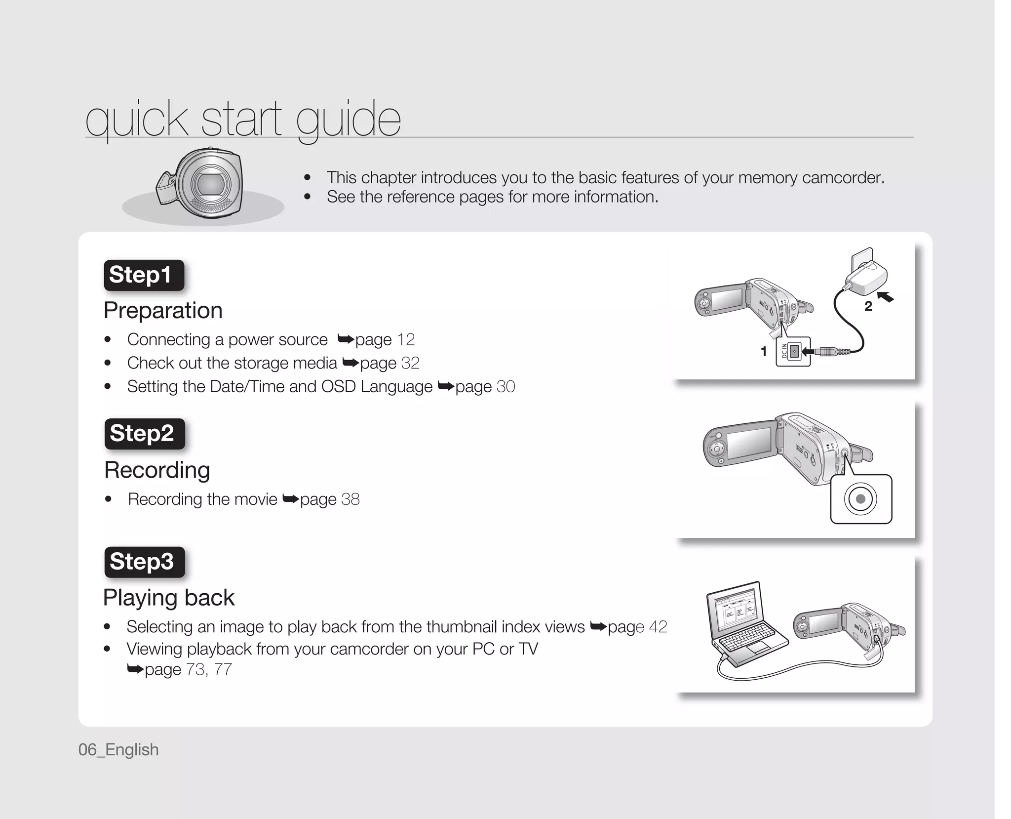 Samsung Camcorder MX10 User Manual