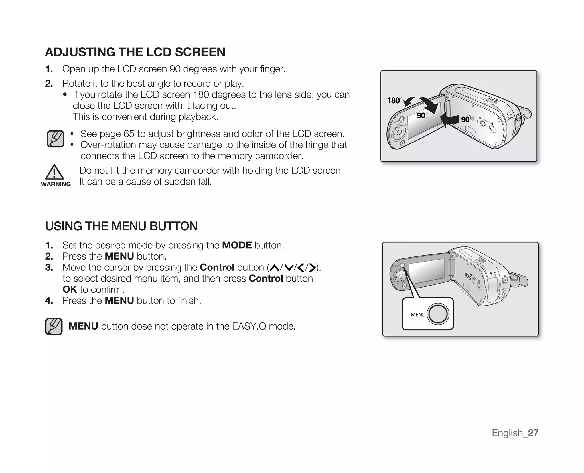 Samsung Camcorder MX10 User Manual