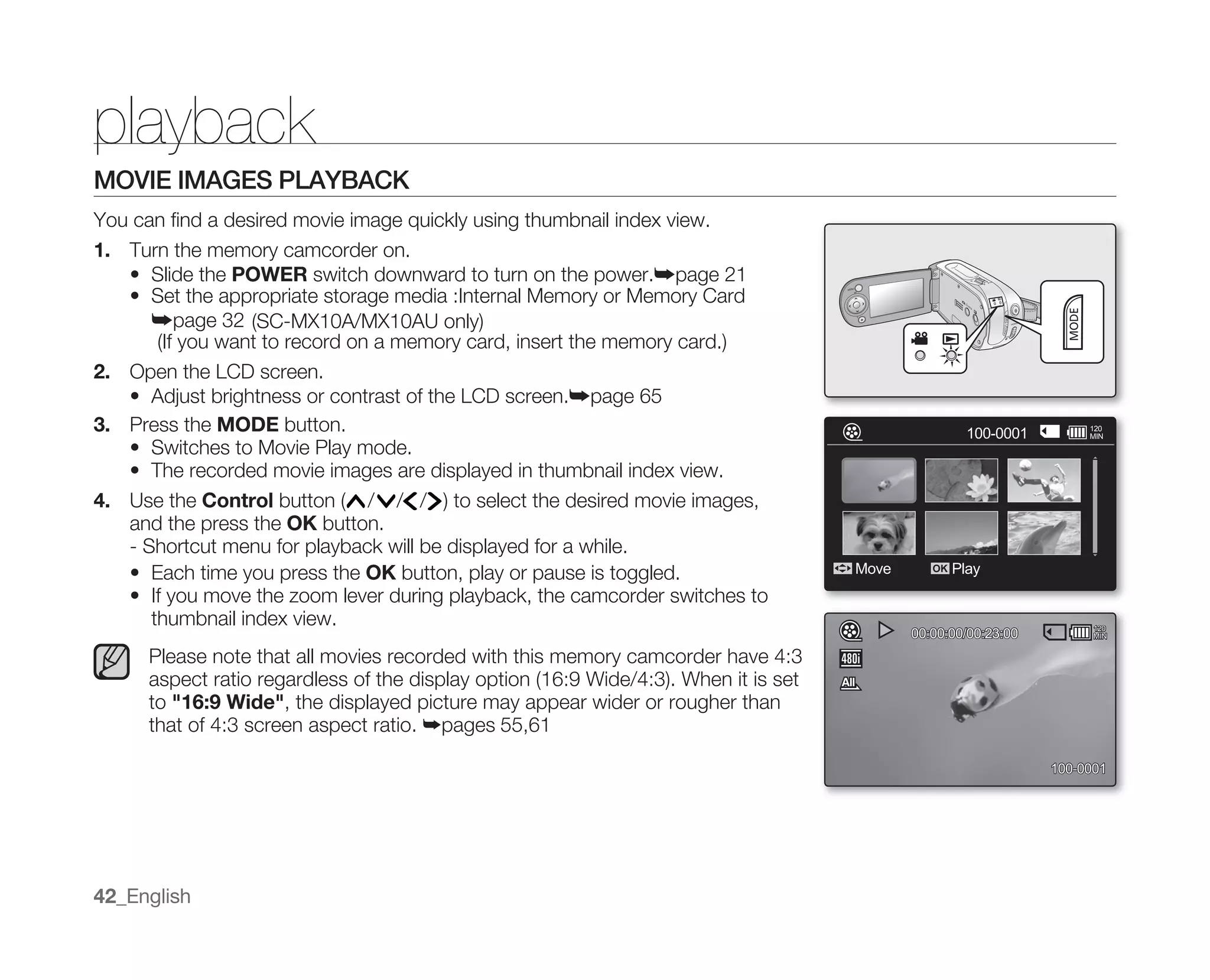 Samsung Camcorder MX10 User Manual