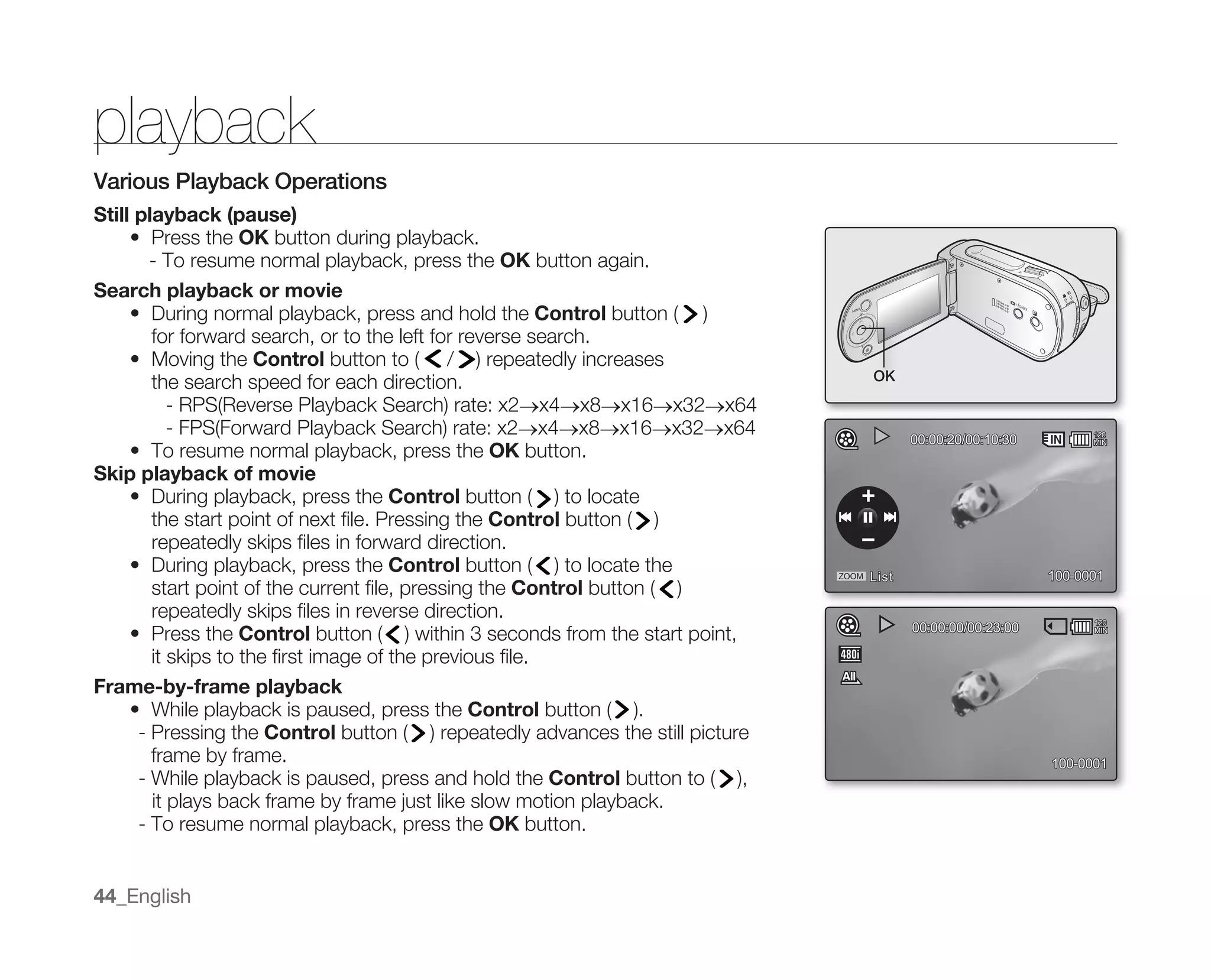 Samsung Camcorder MX10 User Manual