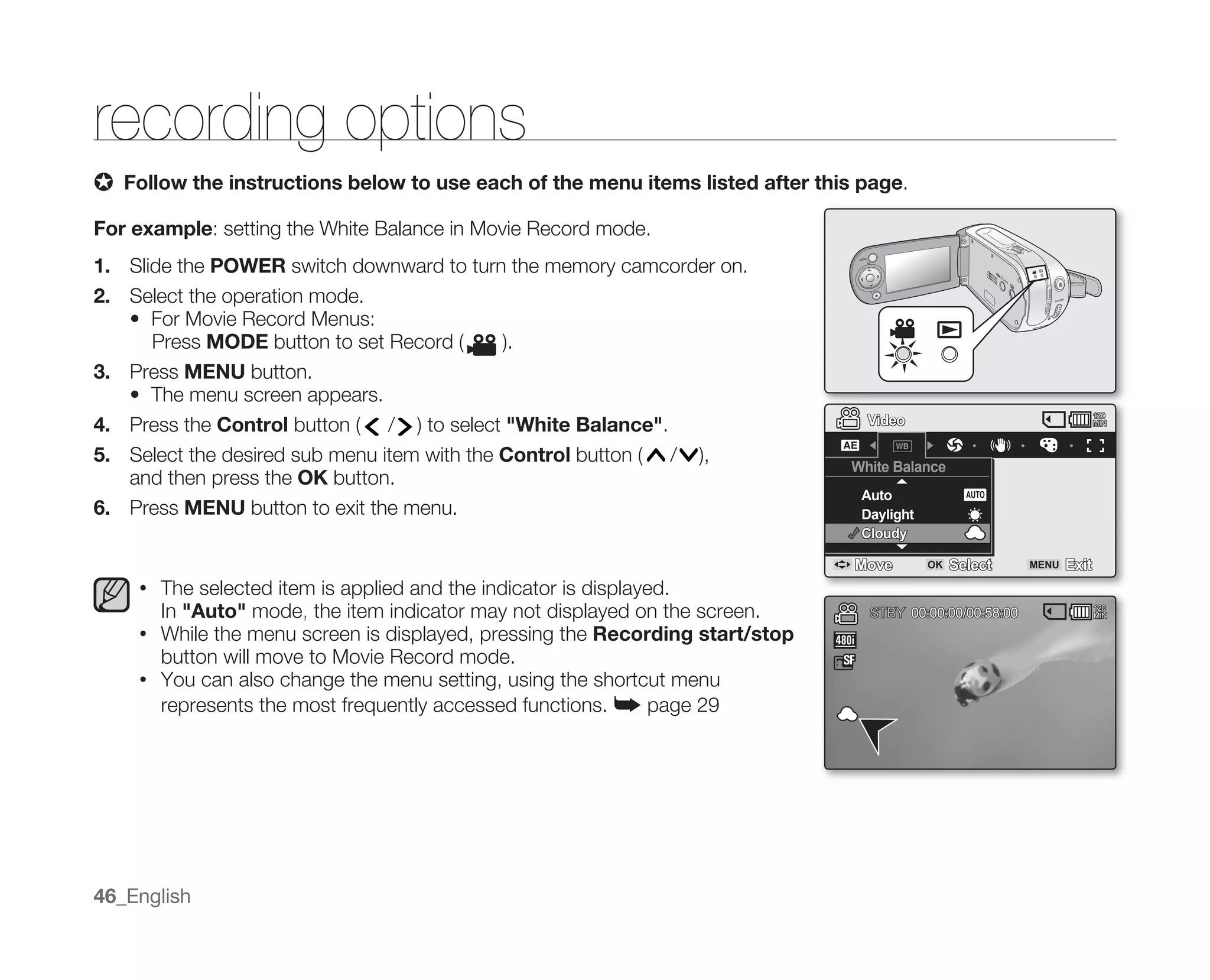 Samsung Camcorder MX10 User Manual