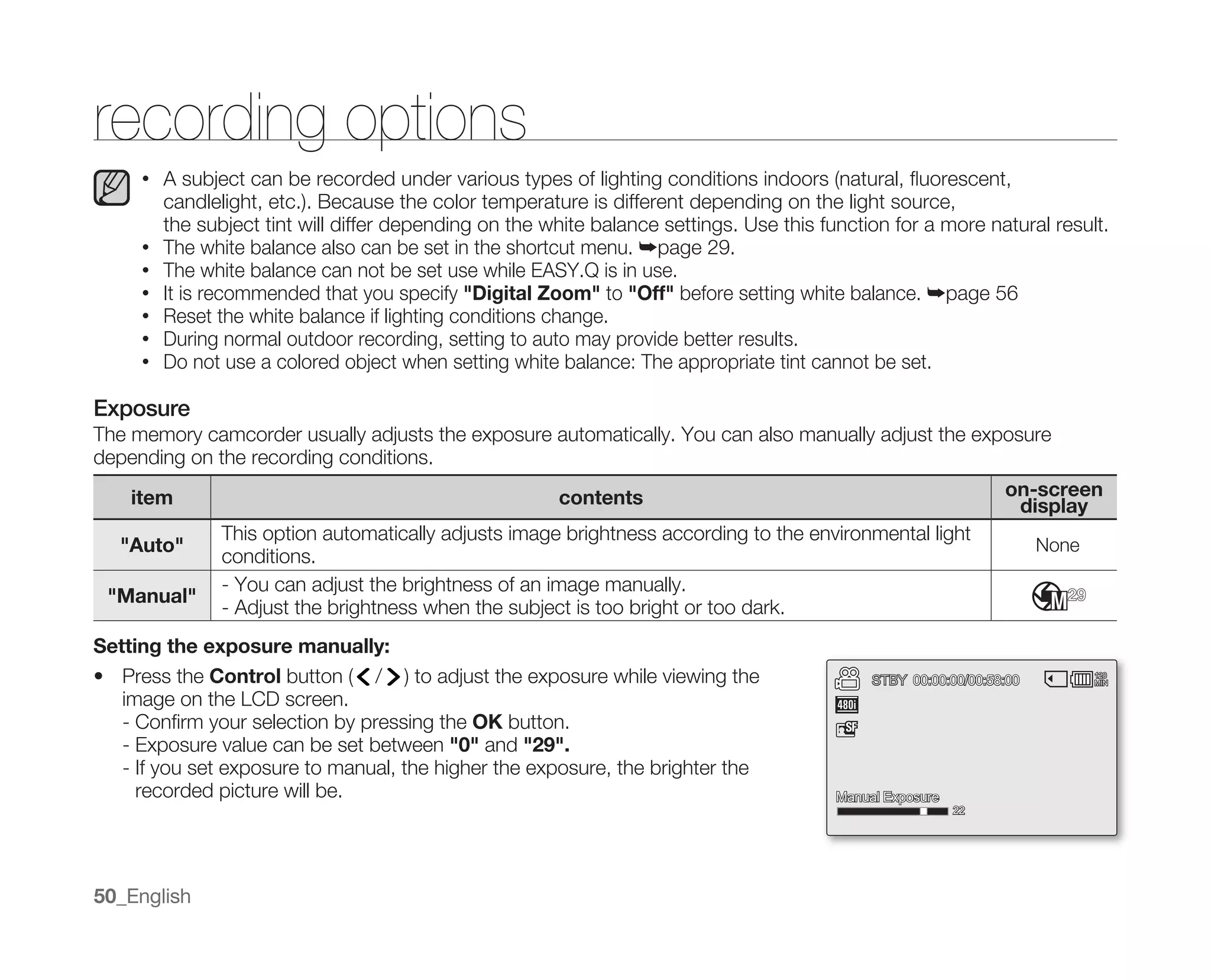 Samsung Camcorder MX10 User Manual