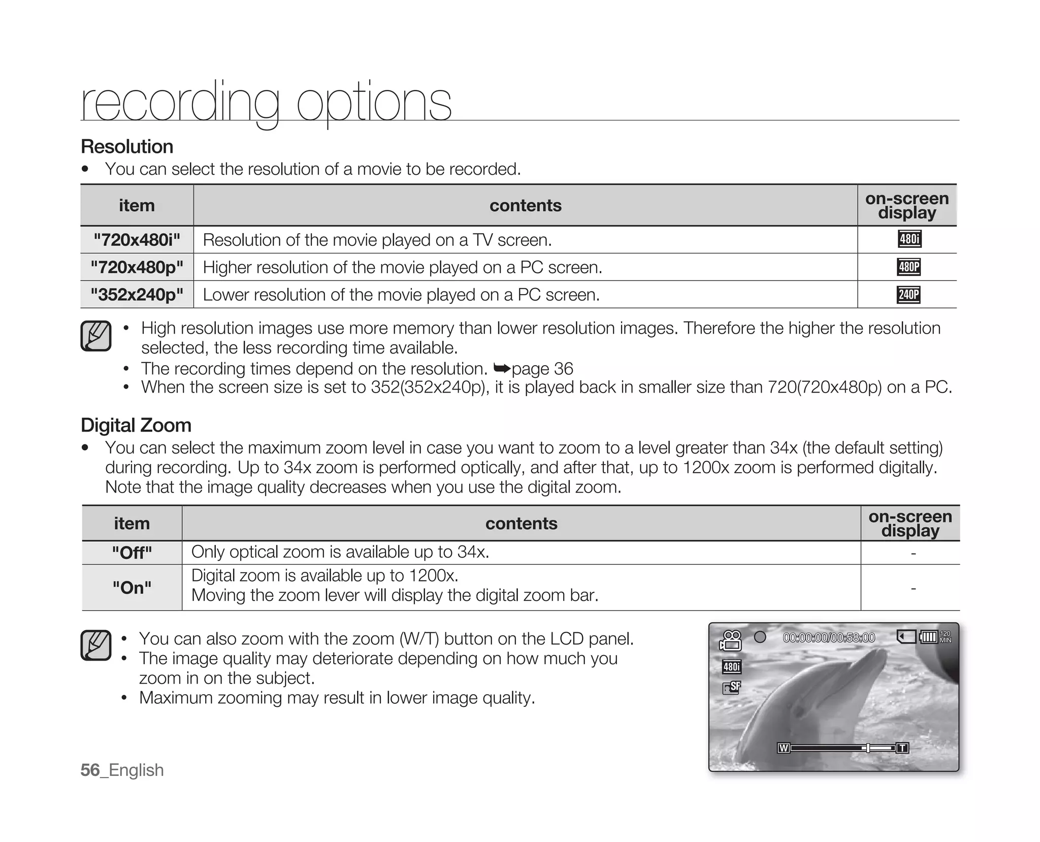 Samsung Camcorder MX10 User Manual