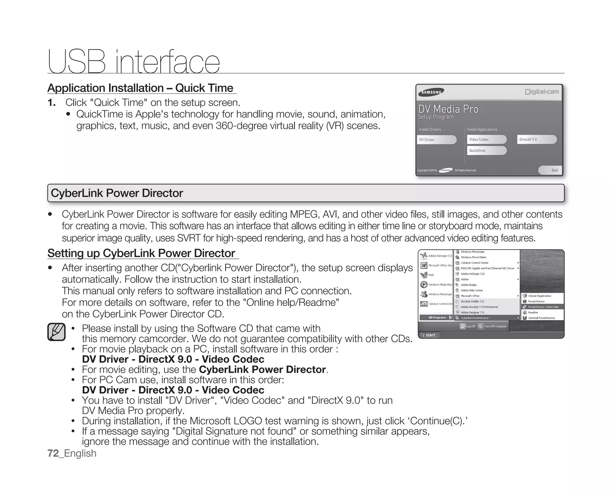 Samsung Camcorder MX10 User Manual