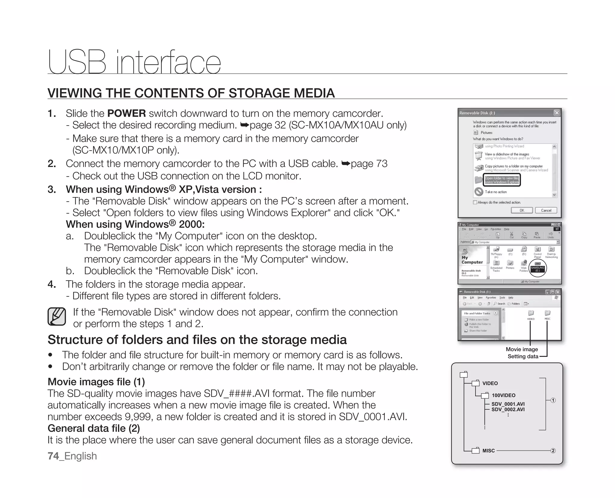 Samsung Camcorder MX10 User Manual