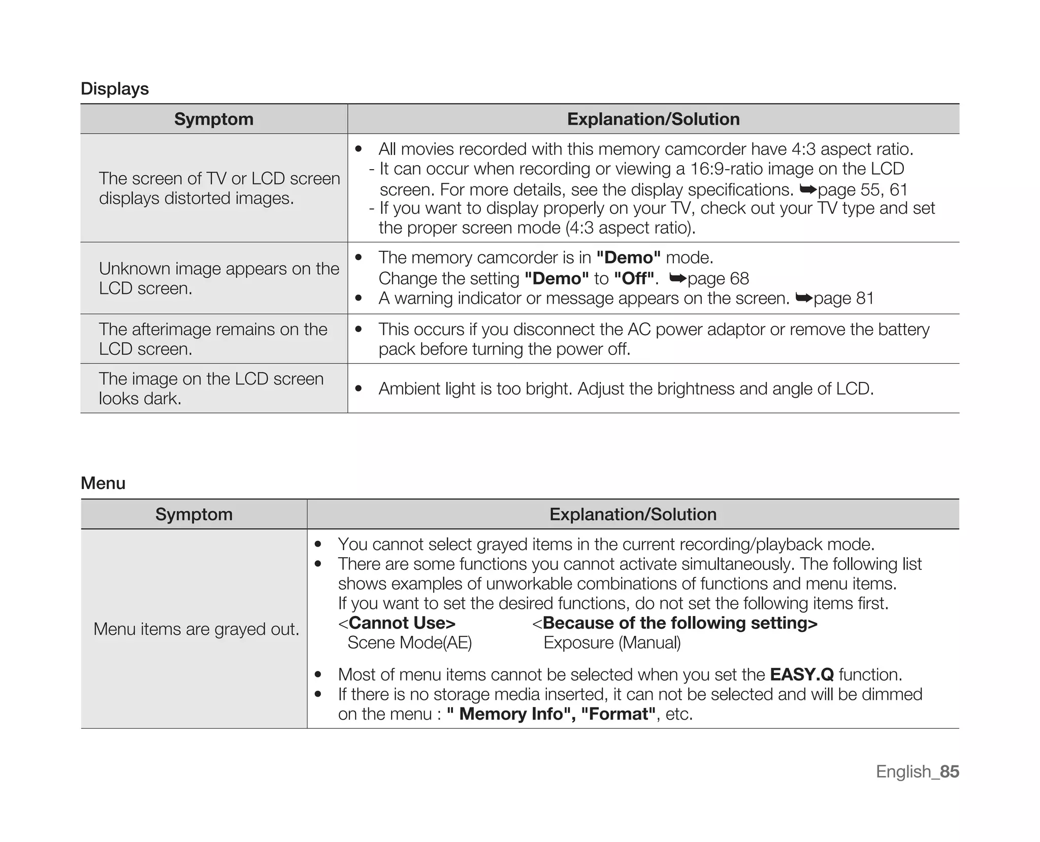 Samsung Camcorder MX10 User Manual