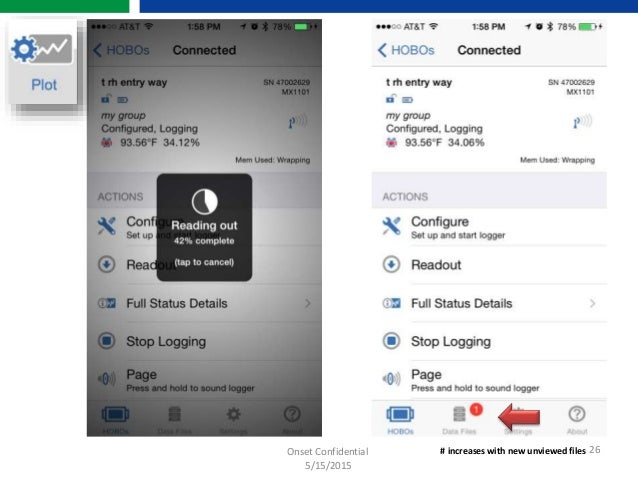 HOBO MX1101 Temperature & Humidity Data Logger & HOBOmobile for Andro…