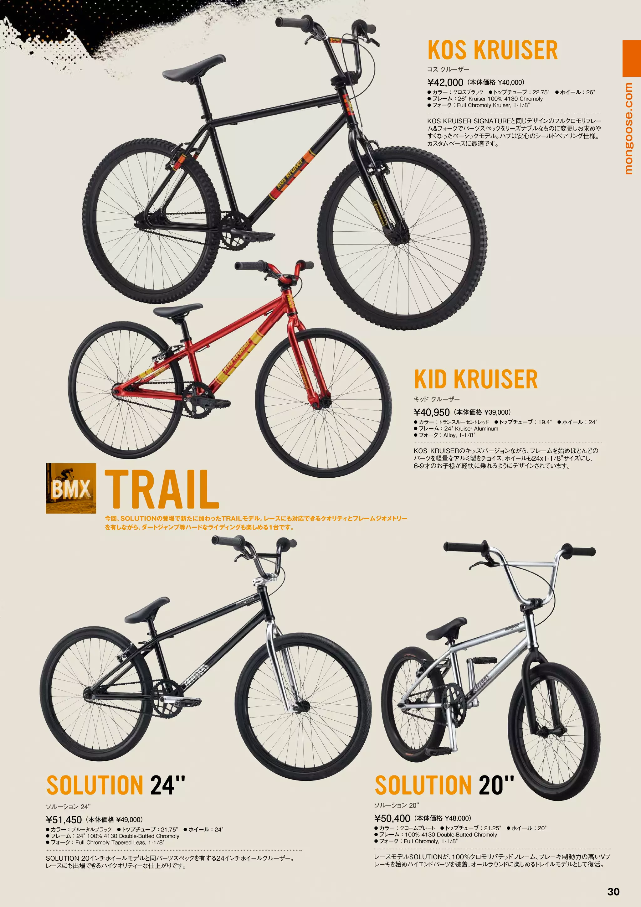 MOTOCROSS INTERNATIONAL LTD 2013 BIKE & FRAME CATALOG | PDF