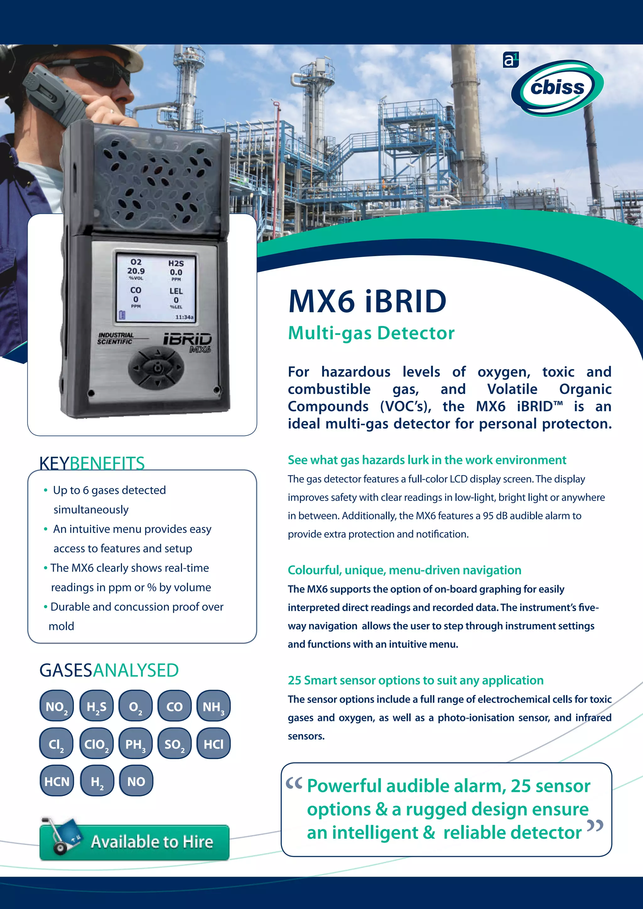 Mx6 ibrid Gas Detector PDF