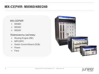 Настройка маршрутизаторов Juniper серии MX | PDF