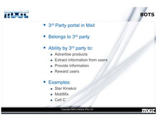 MXit CEO Herman Heunis - AMASA Presentation