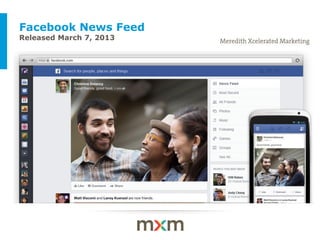 Facebook News Feed
Released March 7, 2013




 Example of a client-themed cover slide
 