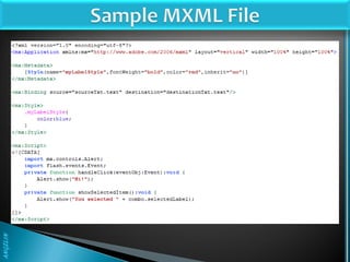 Flex MXML Programming | PDF