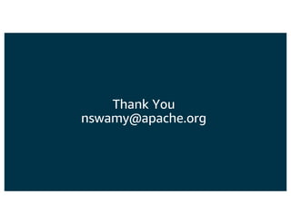 Thank You
nswamy@apache.org
 