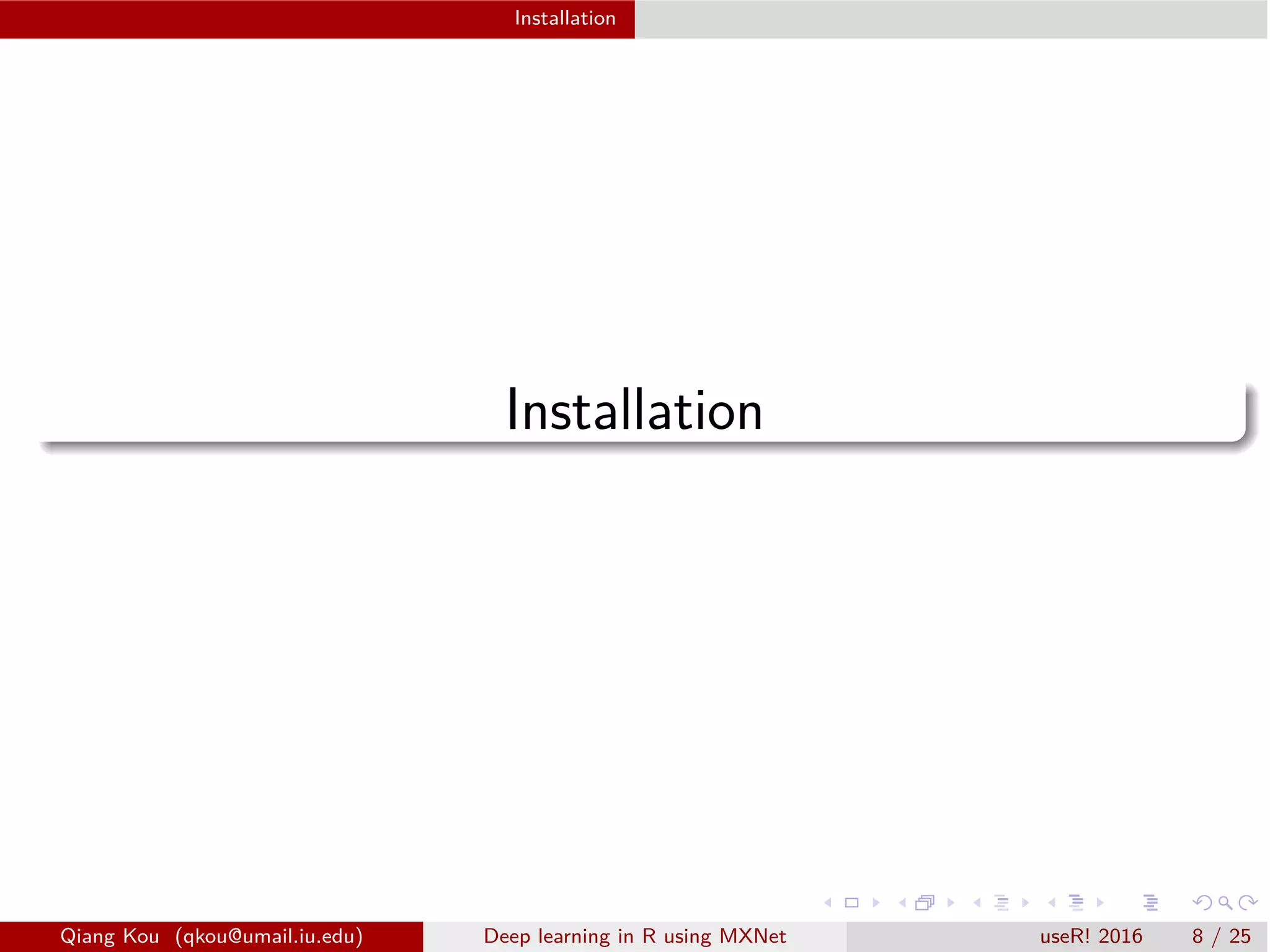 MXNet talk @useR!2016