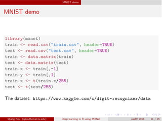 MXNet talk @useR!2016