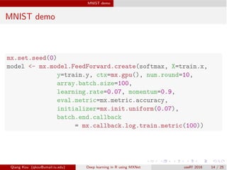 MXNet talk @useR!2016