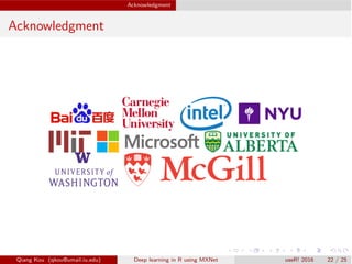 MXNet talk @useR!2016