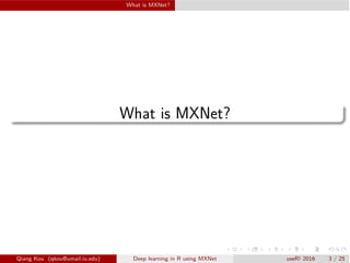 MXNet talk @useR!2016