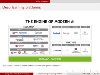 MXNet talk @useR!2016