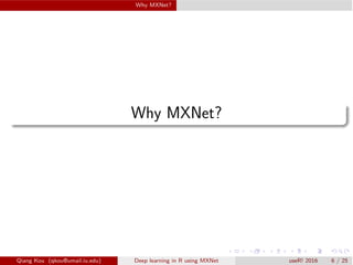MXNet talk @useR!2016
