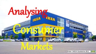 Analysing
Consumer
Markets
 