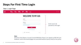 My AIA How To Register | PDF