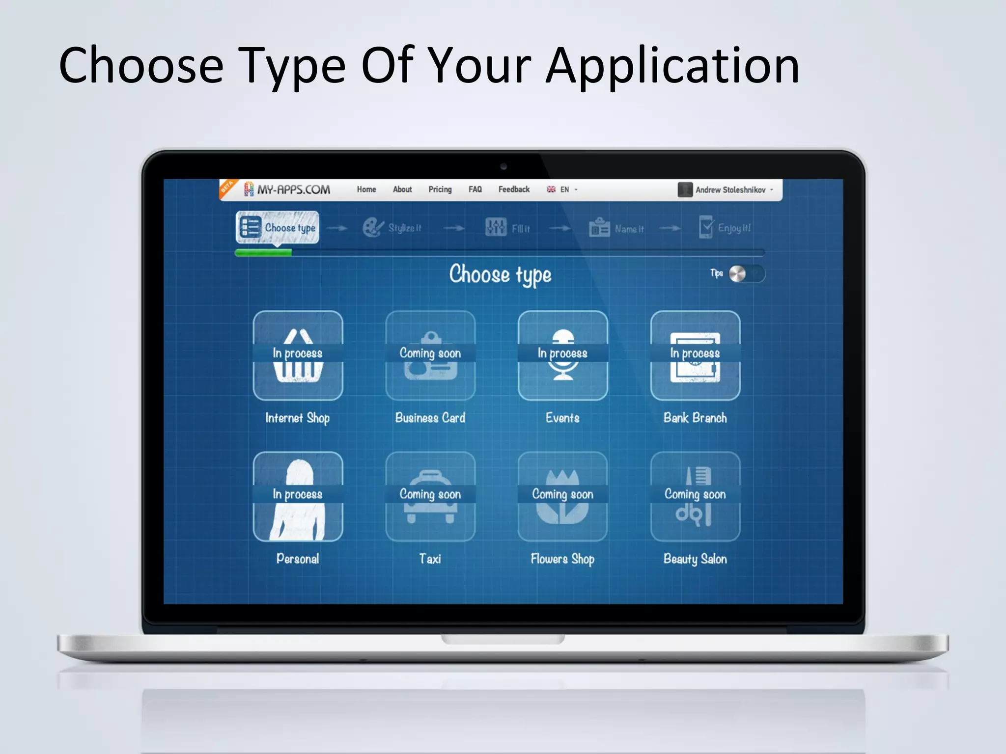 Choose Type Of Your Application

 