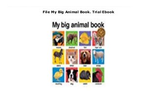 File My Big Animal Book. Trial Ebook
Download Here https://re-directoblog.blogspot.com/?book=1849154627 The colour photographs of various animals in this book should retain the attention of toddlers, whilst the questions mean that their parents can share the fun. Download Online PDF My Big Animal Book., Read PDF My Big Animal Book., Read Full PDF My Big Animal Book., Read PDF and EPUB My Big Animal Book., Download PDF ePub Mobi My Big Animal Book., Reading PDF My Big Animal Book., Read Book PDF My Big Animal Book., Download online My Big Animal Book., Download My Big Animal Book. Roger Priddy pdf, Download Roger Priddy epub My Big Animal Book., Read pdf Roger Priddy My Big Animal Book., Read Roger Priddy ebook My Big Animal Book., Download pdf My Big Animal Book., My Big Animal Book. Online Read Best Book Online My Big Animal Book., Download Online My Big Animal Book. Book, Download Online My Big Animal Book. E-Books, Read My Big Animal Book. Online, Download Best Book My Big Animal Book. Online, Download My Big Animal Book. Books Online Read My Big Animal Book. Full Collection, Read My Big Animal Book. Book, Read My Big Animal Book. Ebook My Big Animal Book. PDF Download online, My Big Animal Book. pdf Read online, My Big Animal Book. Read, Read My Big Animal Book. Full PDF, Read My Big Animal Book. PDF Online, Download My Big Animal Book. Books Online, Read My Big Animal Book. Full Popular PDF, PDF My Big Animal Book. Read Book PDF My Big Animal Book., Read online PDF My Big Animal Book., Download Best Book My Big Animal Book., Download PDF My Big Animal Book. Collection, Read PDF My Big Animal Book. Full Online, Read Best Book Online My Big Animal Book., Read My Big Animal Book. PDF files
 