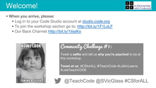 My code workshop presentation | PDF