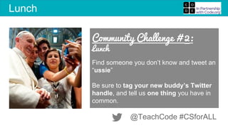 My code workshop presentation | PDF