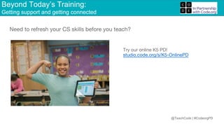 My code workshop presentation | PDF