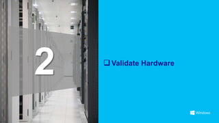 2    Validate Hardware
 