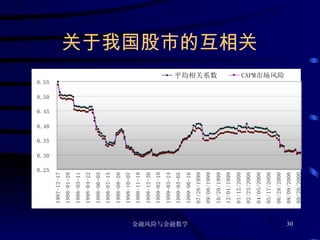 关于我国股市的互相关 