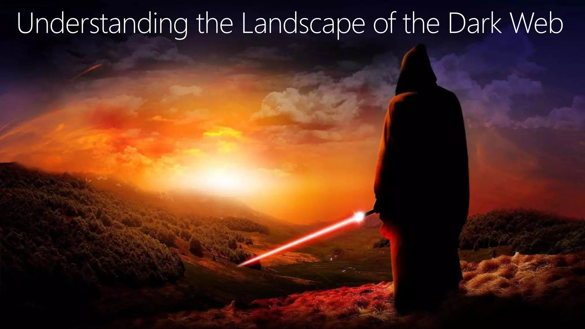 Understanding the Landscape of the Dark Web
 