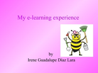 My e-learning experience by  Irene Guadalupe Díaz Lara 