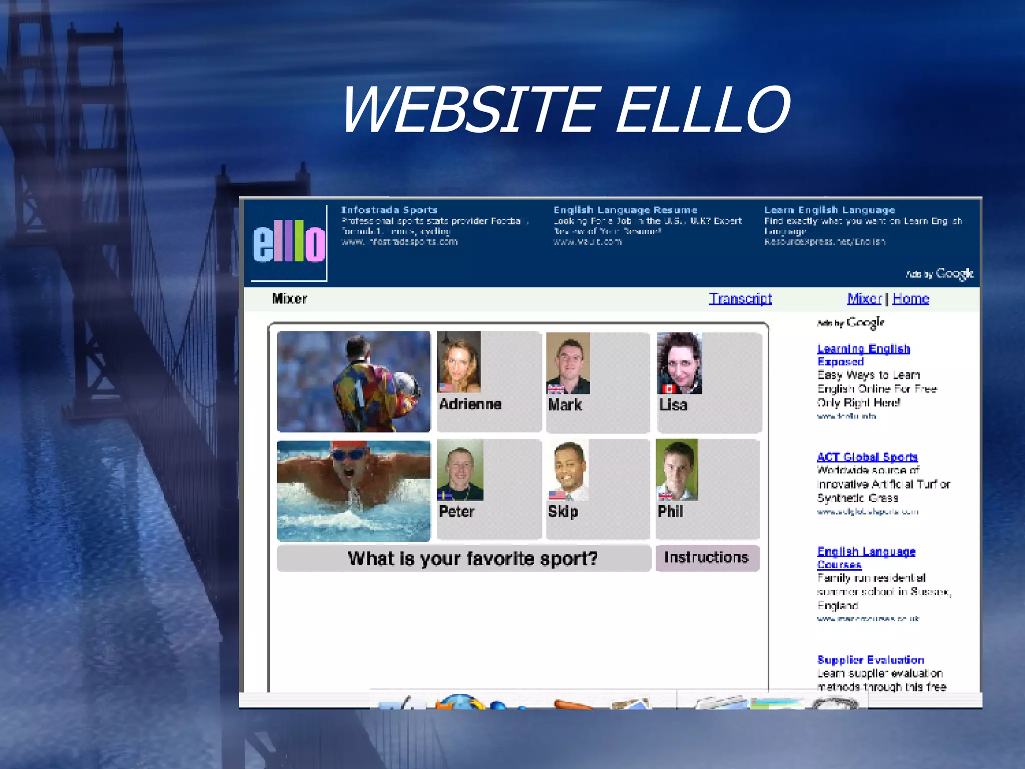WEBSITE ELLLO 