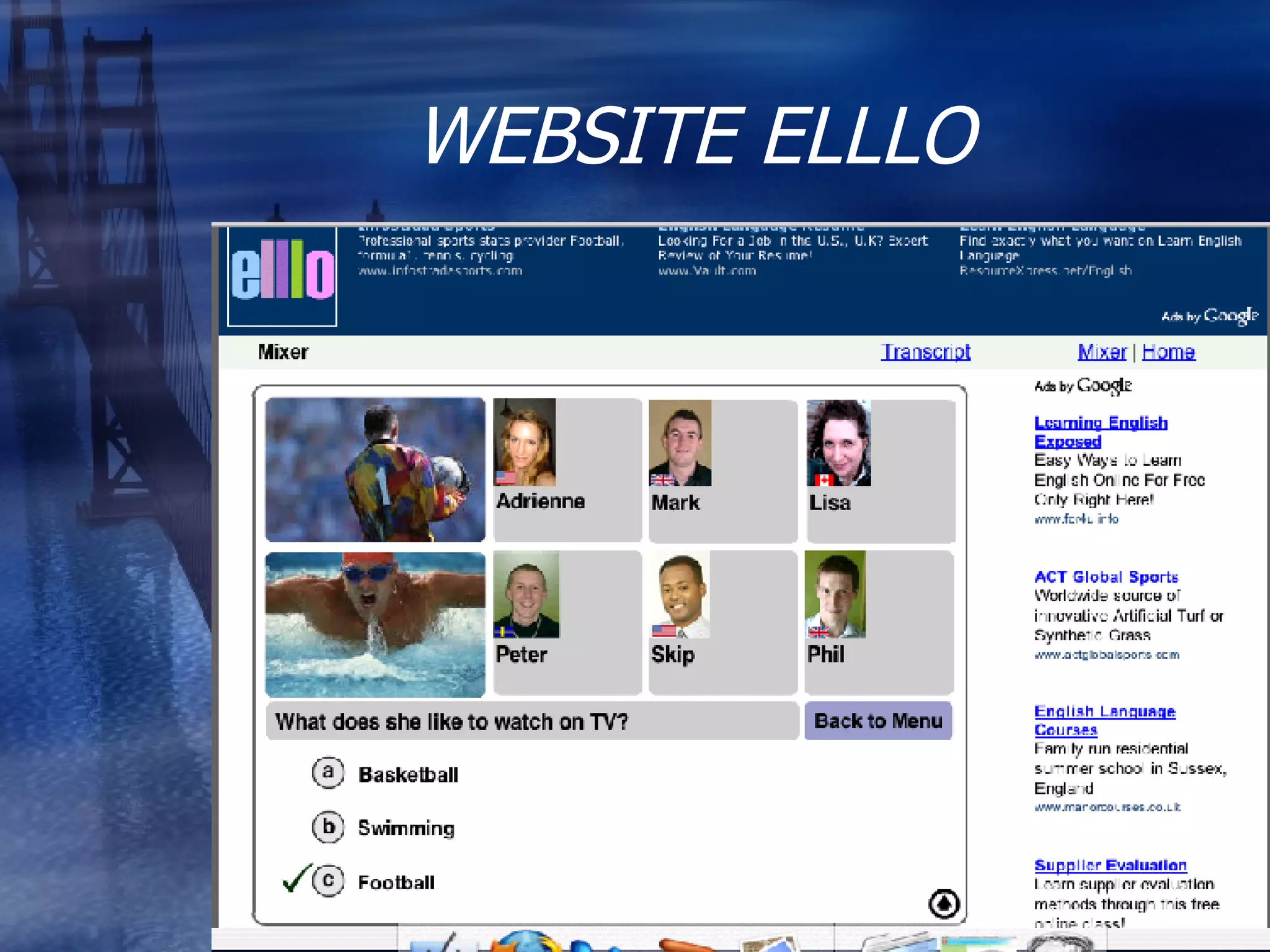 WEBSITE ELLLO 