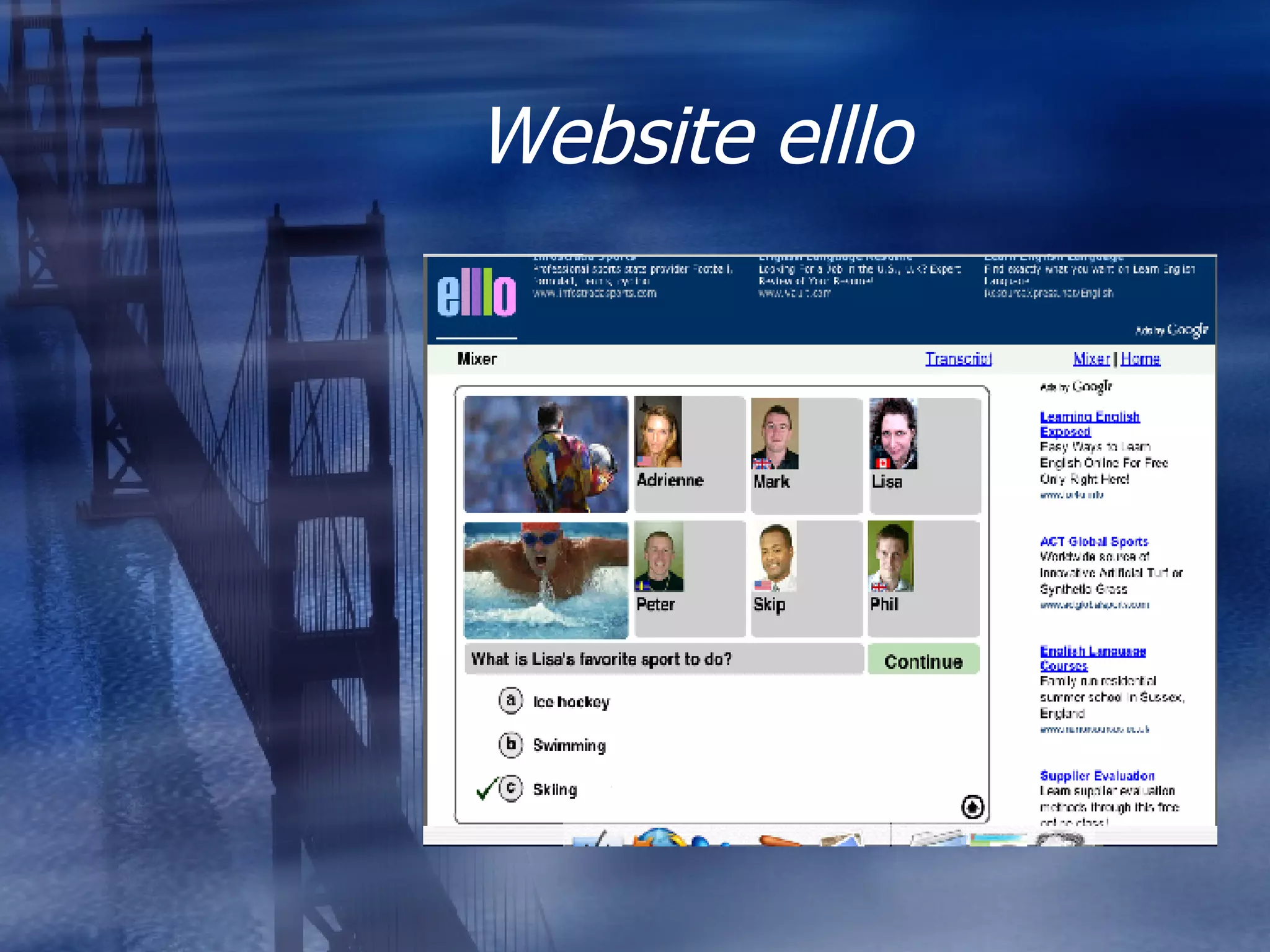 Website elllo 