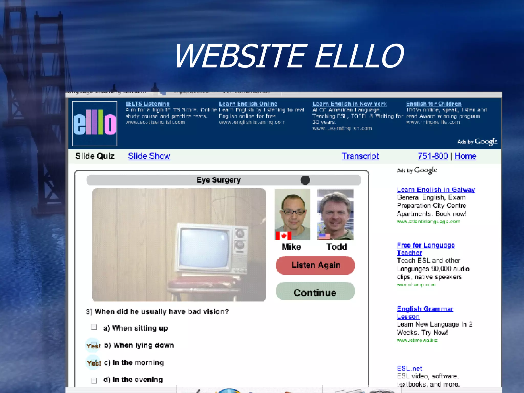 WEBSITE ELLLO 