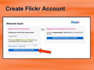 Create Flickr Account 