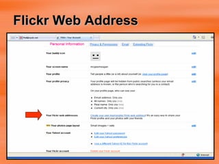 Flickr Web Address 