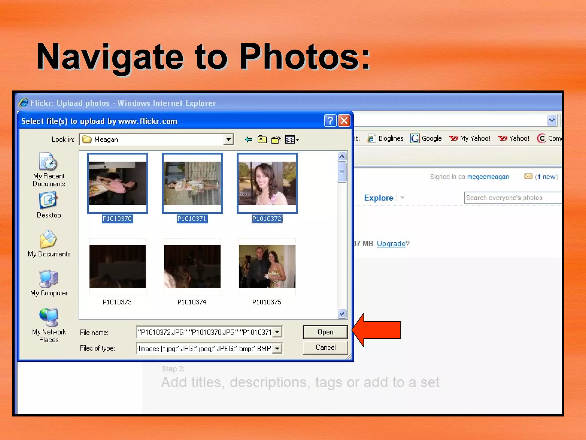 Navigate to Photos: 