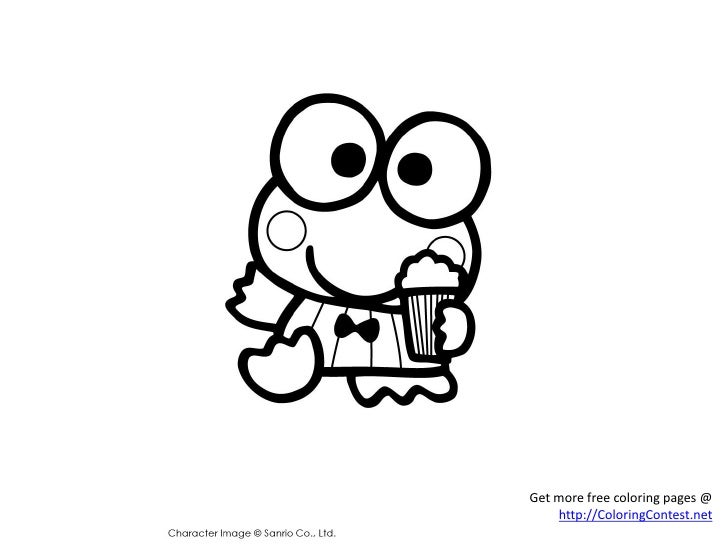 Free My Melody & Keroppi Coloring Pages