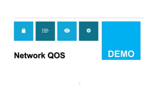 Network QOS       DEMO


              7
 