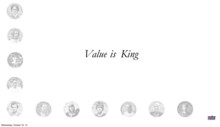 Value is King

Wednesday, October 16, 13

 