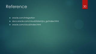 Oracle Cloud Integrations Overview | PDF