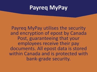Payreq My pay stub | Payreq | PPTX