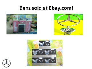 Benz sold at Ebay.com! 